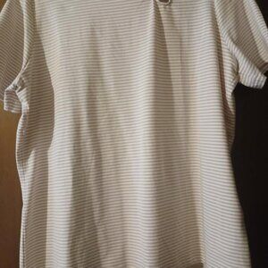 Women's Denim & Co. striped tee shirt. Size XL. New. Never been worn.